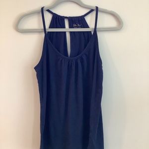 Lilly Pulitzer Women’s Sleeveless Halter Top Navy size XS-Keyhole back